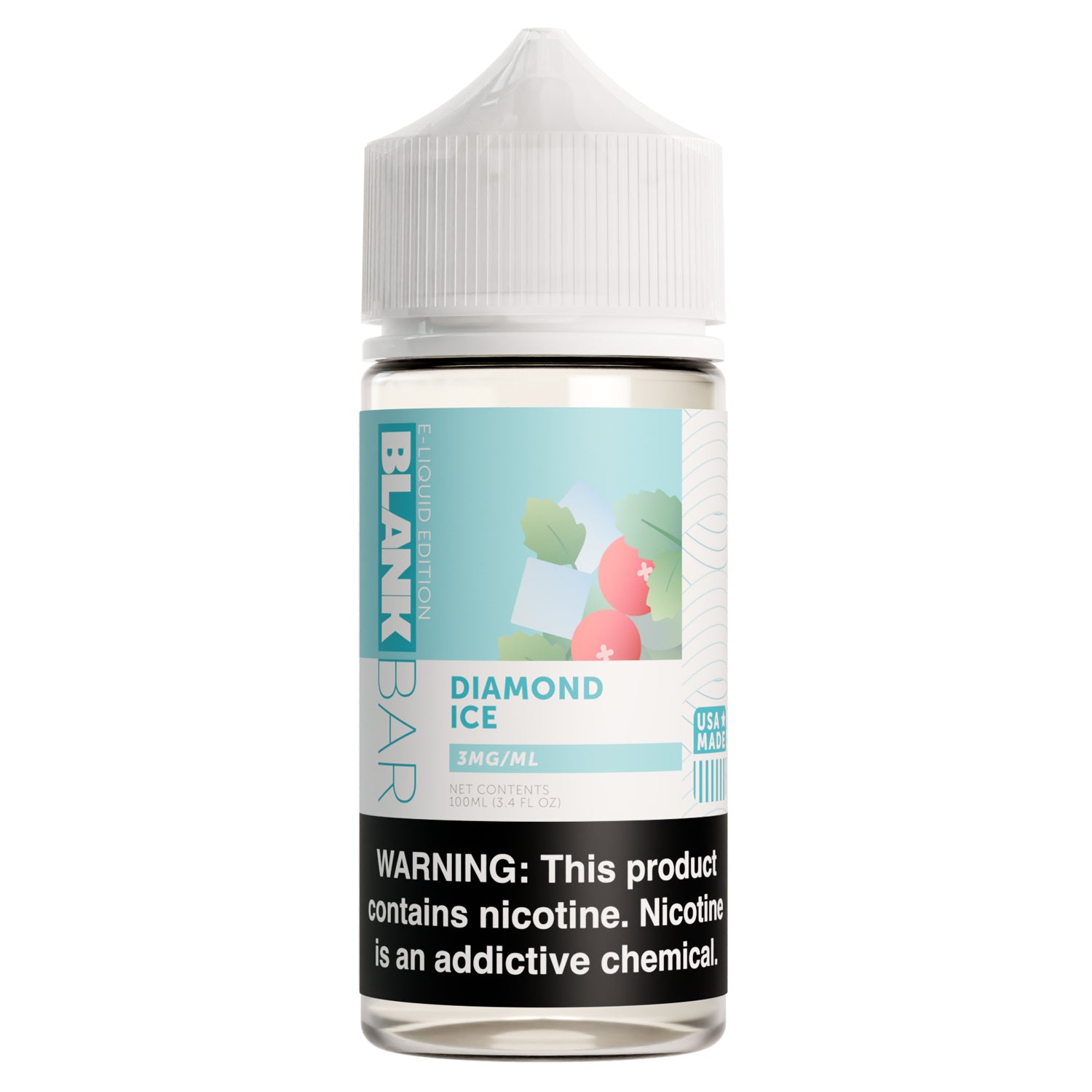 Diamond Ice - BLANK BAR 100mL Freebase E-Liquid asMODus Diamond Ice - BLANK BAR 100mL Freebase E-Liquid asMODus