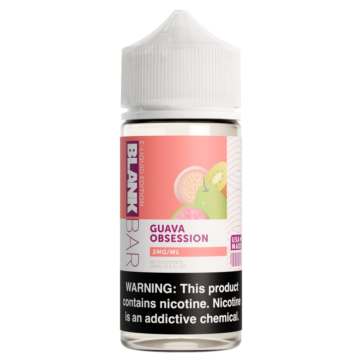 Guava Obsession - BLANK BAR 100mL Freebase E-Liquid asMODus Guava Obsession - BLANK BAR 100mL Freebase E-Liquid asMODus