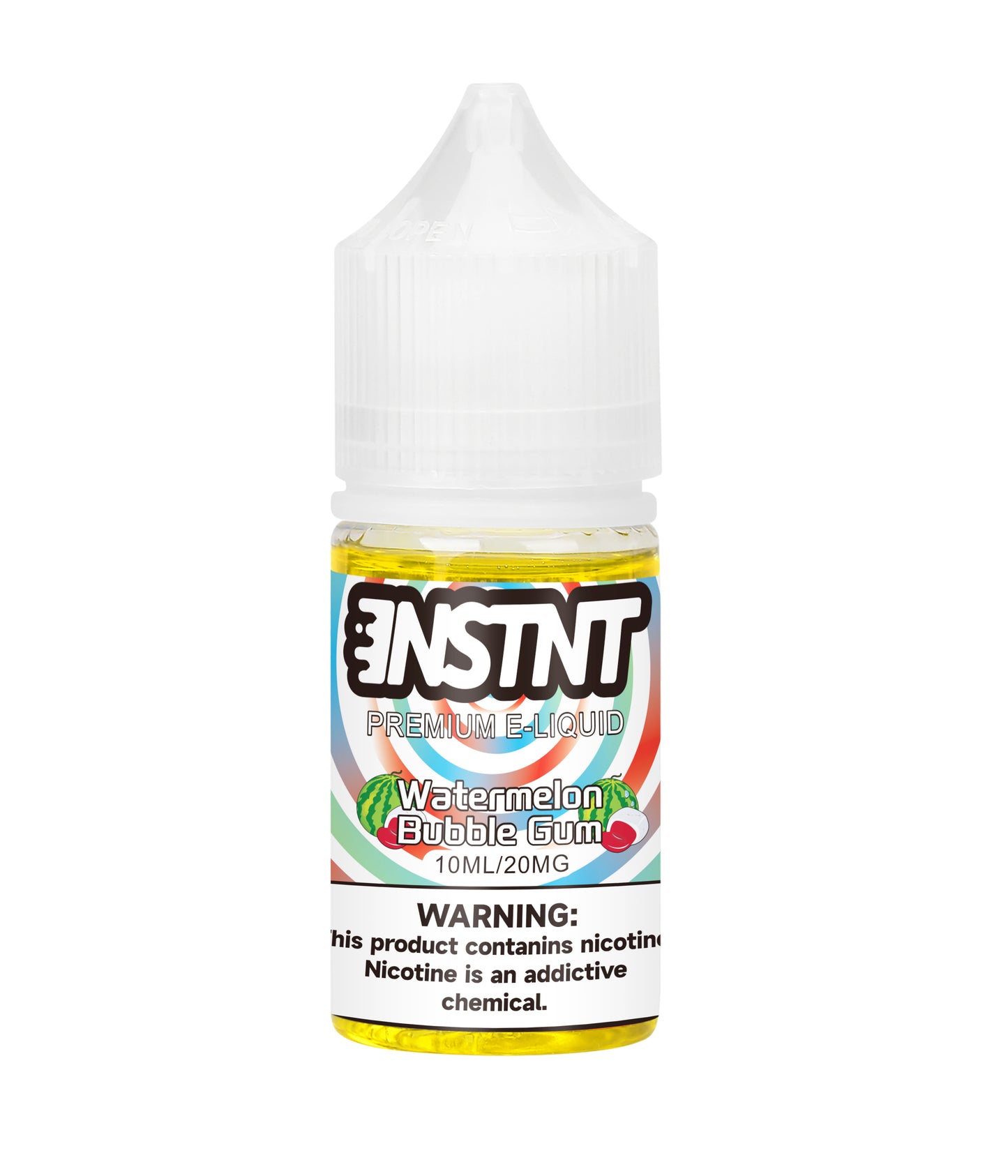 INSTNT Watermelon Bubble Gum Premium Salt Nic E Liquid