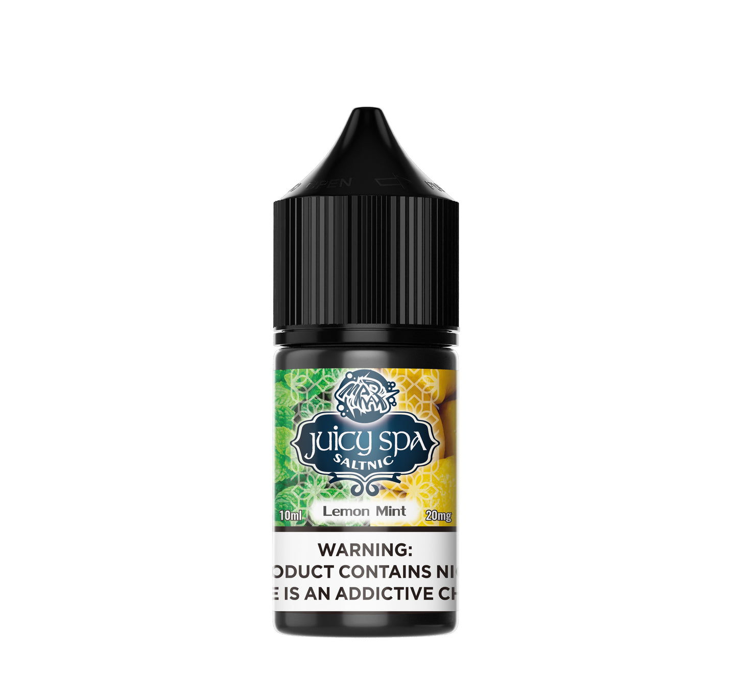 Juicy Spa Lemon Mint Premium Salt Nic E Liquid