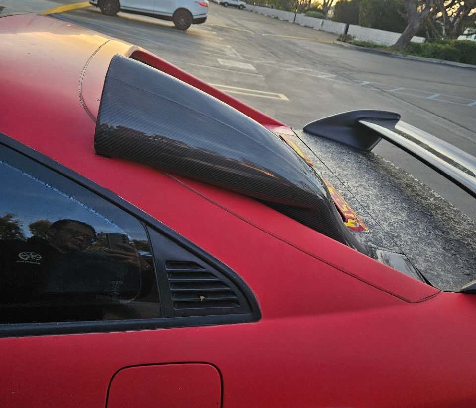 1991-96 Toyota MR-2 SW20 JDM Carbon Fiber Side Air Intake Engine Hood Scoop