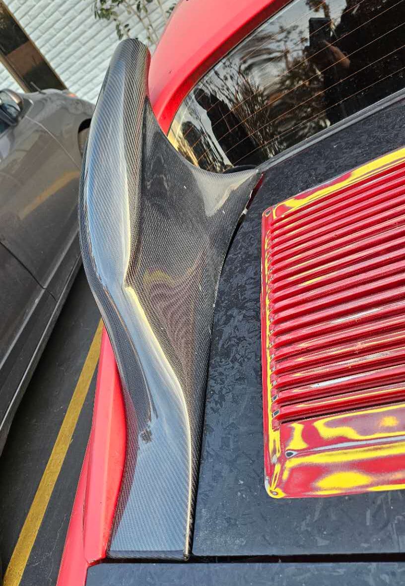 1991-96 Toyota MR-2 SW20 JDM Carbon Fiber Side Air Intake Engine Hood Scoop