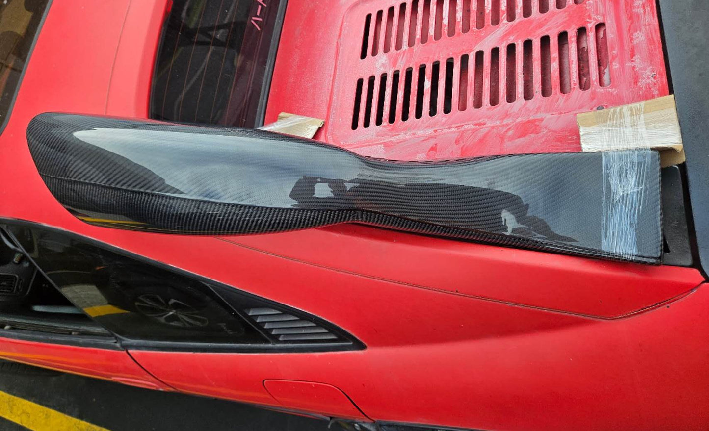 1991-96 Toyota MR-2 SW20 JDM Carbon Fiber Side Air Intake Engine Hood Scoop