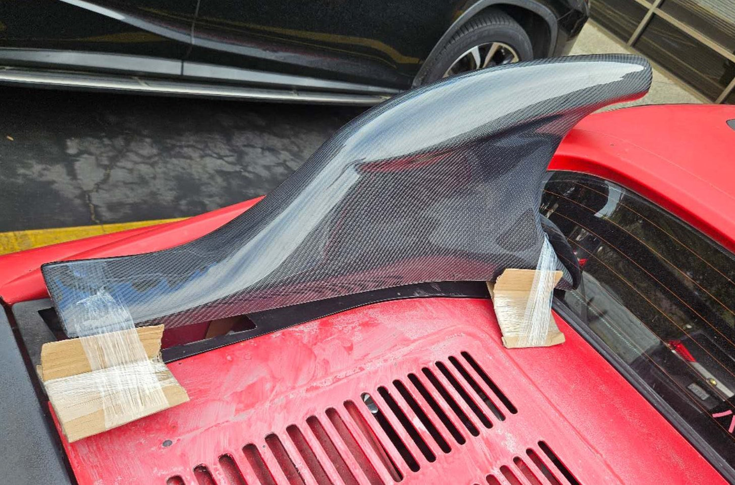 1991-96 Toyota MR-2 SW20 JDM Carbon Fiber Side Air Intake Engine Hood Scoop