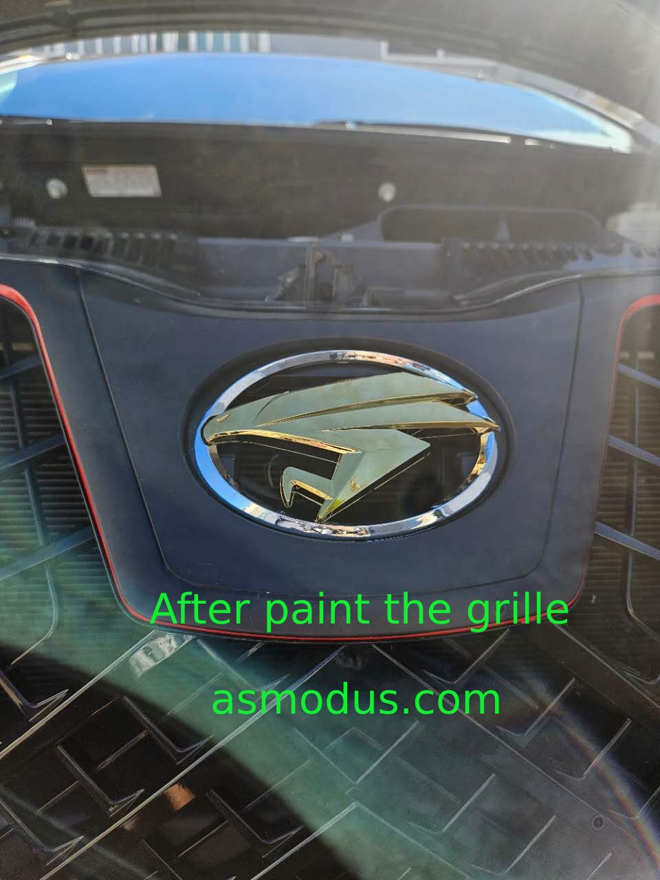 Toyota JDM Custom VIP Front / Trunk Grill Harrier Eagle Emblem for Sienna