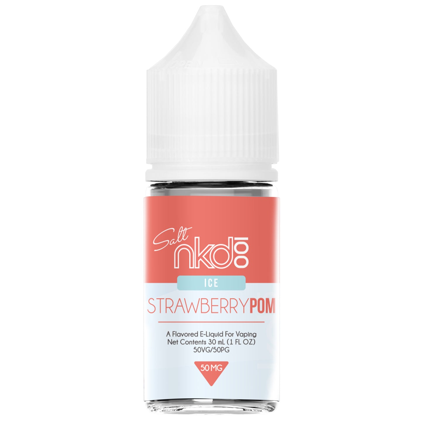 Naked 100 Strawberry Pom Ice 1.0 fl oz (30mL) Salt E-Liquid