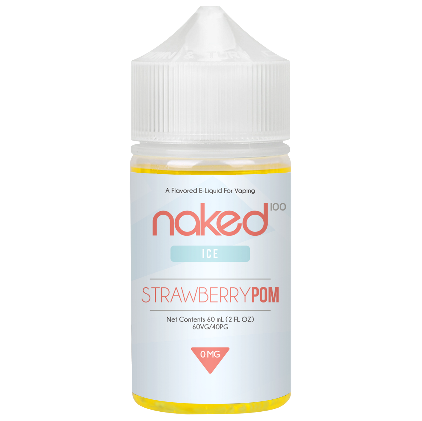 Naked 100 Strawberry Pom Ice 2.0 fl oz (60mL) E-Liquid