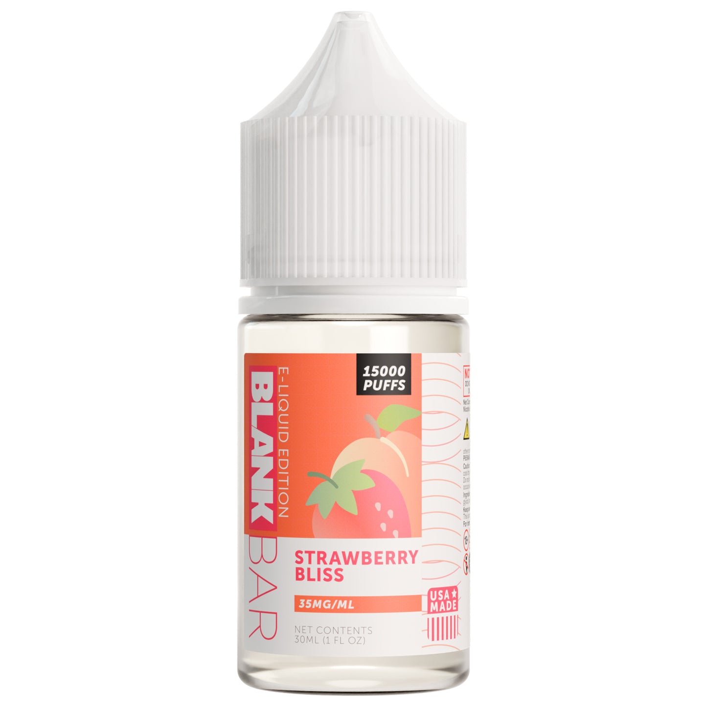 Strawberry Bliss - BLANK BAR 30mL Salt E-Liquid