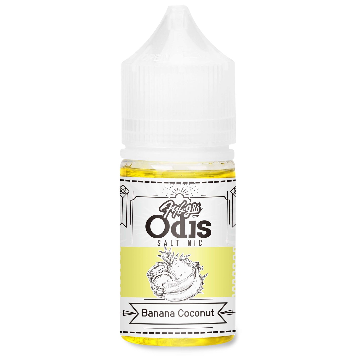 Odis Banana Coconut Premium Salt Nic E Liquid