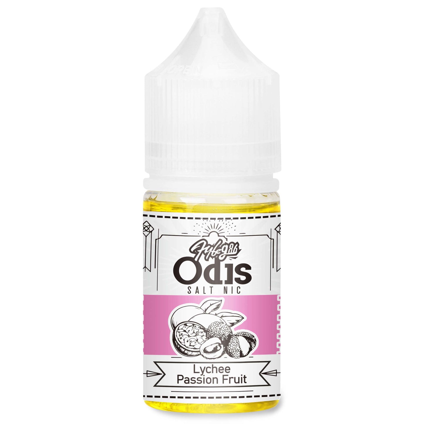 Odis Lychee Passion Fruit Premium Salt Nic E Liquid