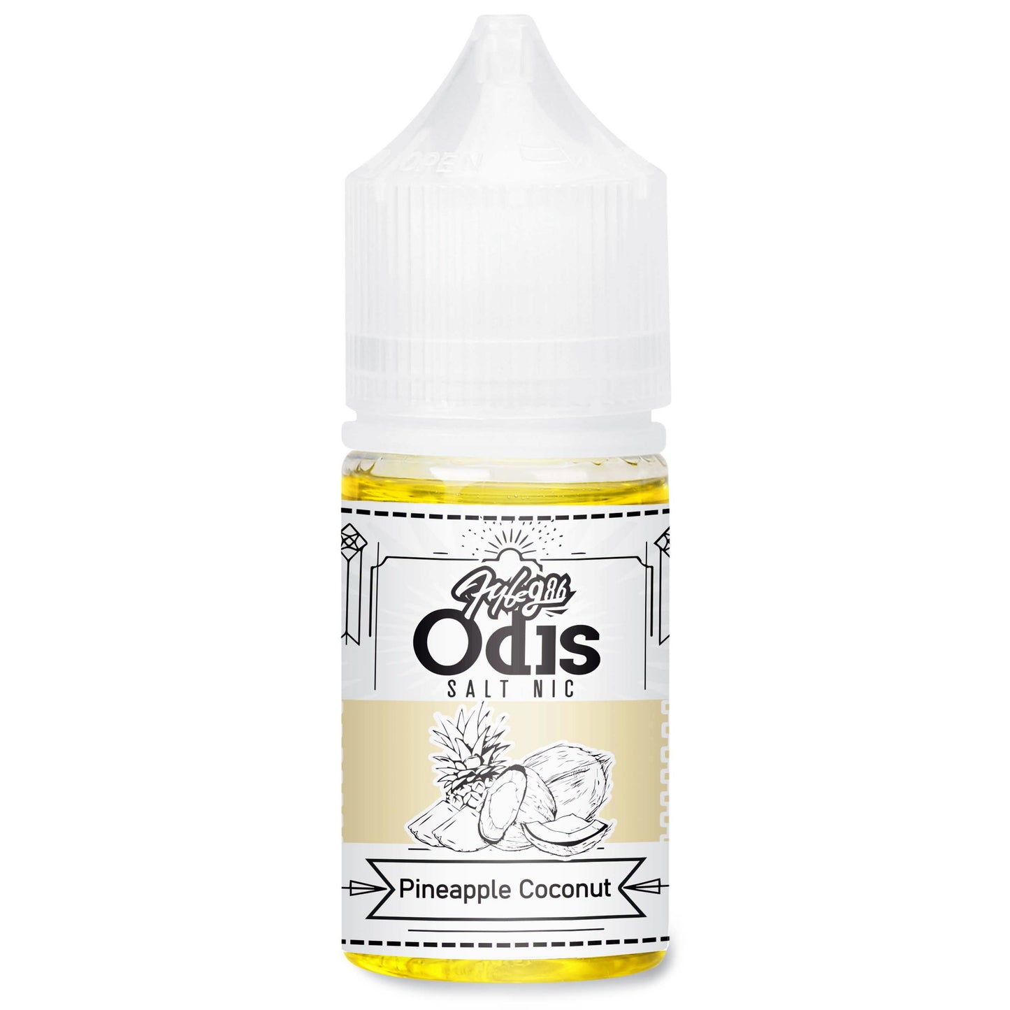 Odis Juicy Pineapple Coconut Premium Salt Nic E Liquid