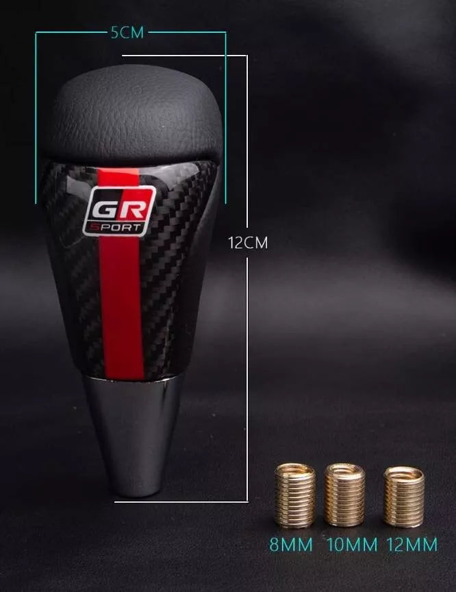 TOYOTA JDM Custom GR SPORT CARBON GEAR SHIFT KNOB A/T 4runner Tundra Sienna