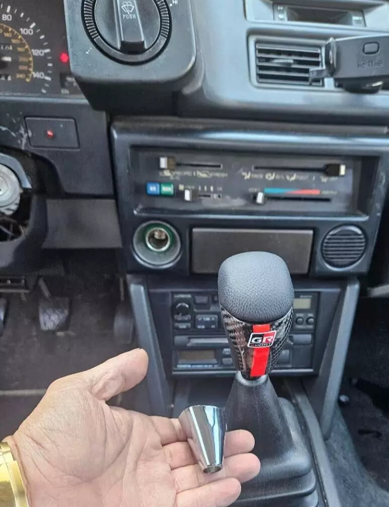 TOYOTA JDM Custom GR SPORT CARBON GEAR SHIFT KNOB A/T 4runner Tundra Sienna