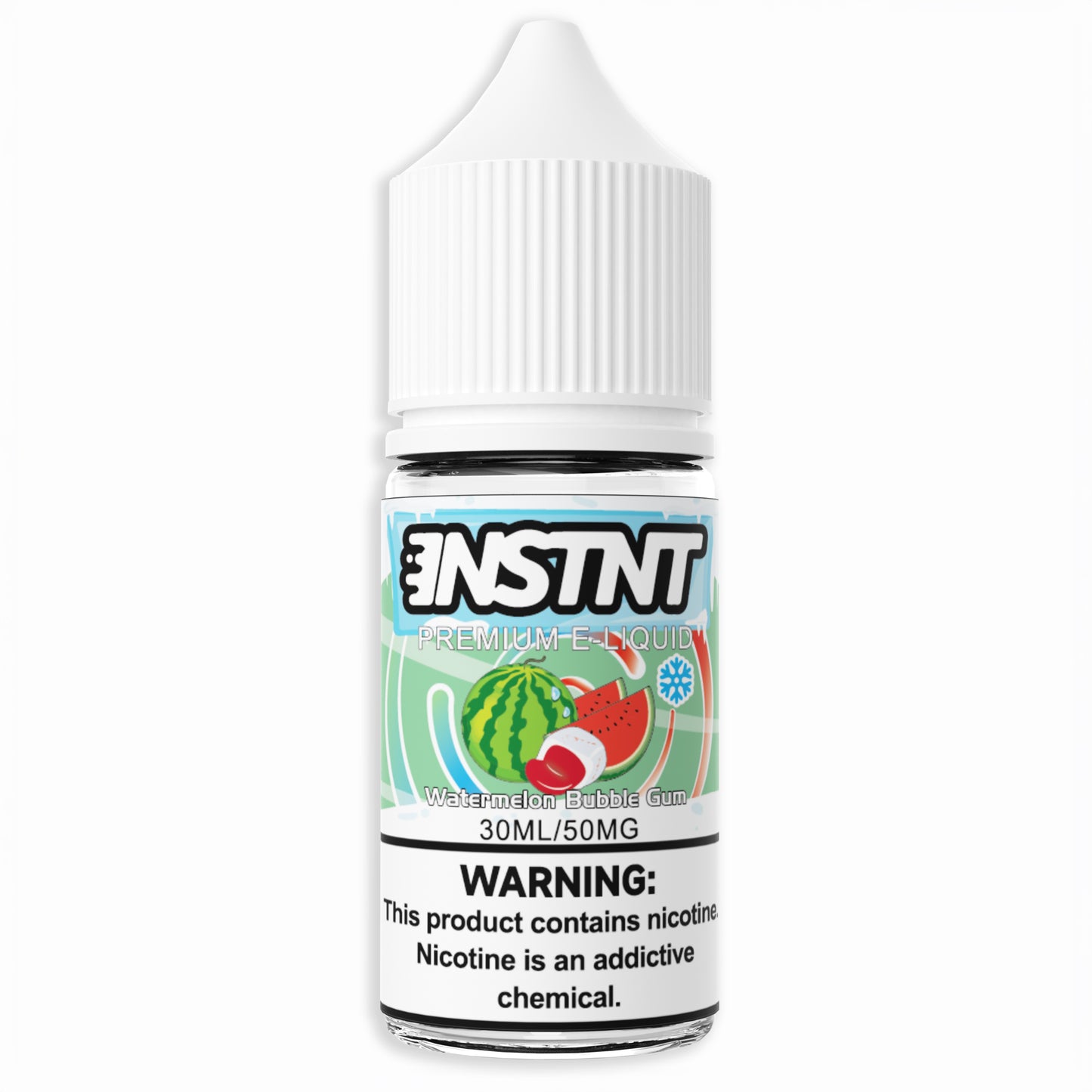 INSTNT Special Ice+ Watermelon Bubble Gum Premium Salt Nic E Liquid