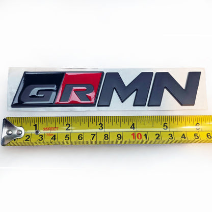 Toyota JDM GR MN Racing Front / Trunk Grill Emblem Meister of Nürburgring Badge