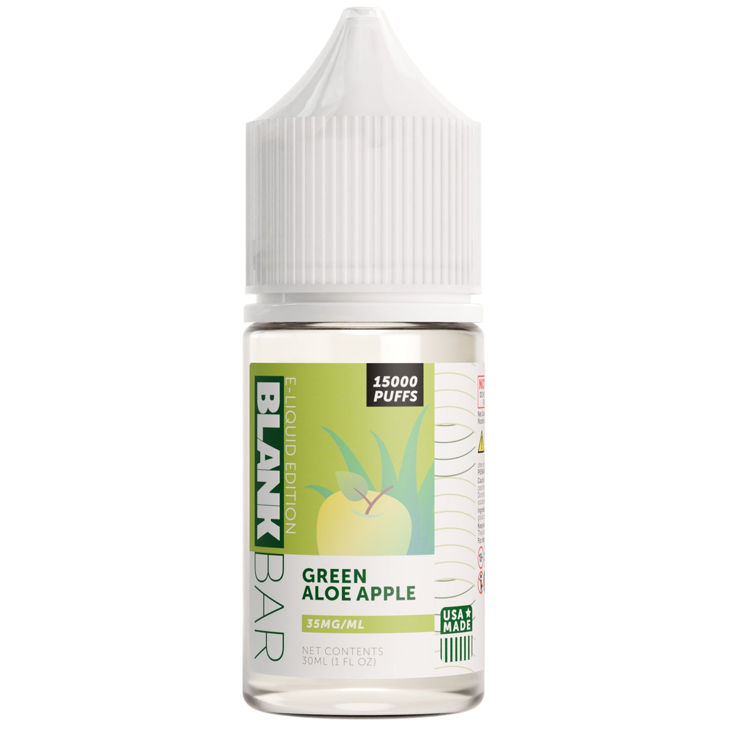 Green Aloe Apple - BLANK BAR 30mL Salt E-Liquid