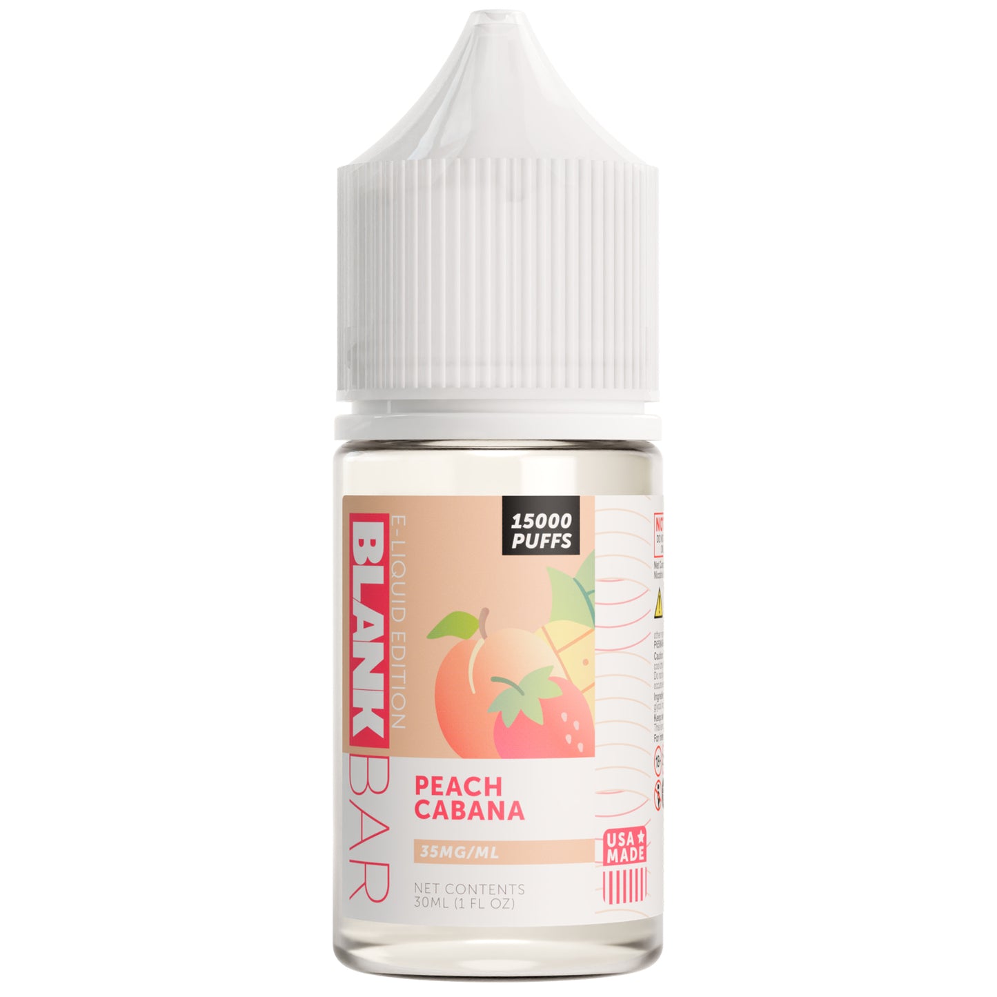 Peach Cabana - BLANK BAR 30mL Salt E-Liquid