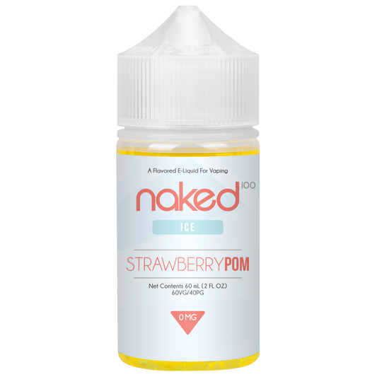 Naked 100 Strawberry Pom Ice 2.0 fl oz (60mL) E-Liquid