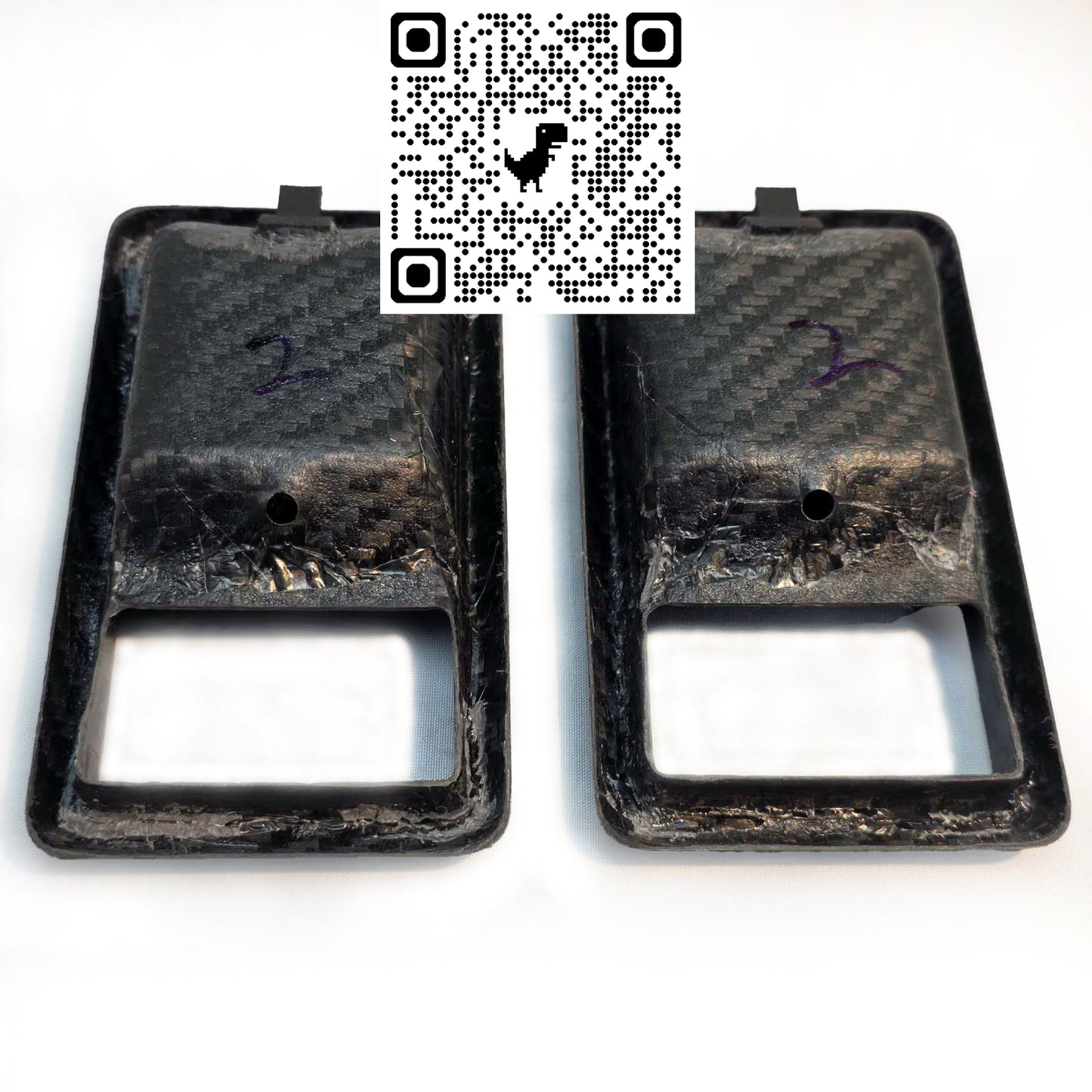 AE86 Toyota Corolla GTS / SR5 / AW11 Carbon Fiber Door Handle Frame Bezel Assembly