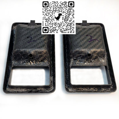 AE86 Toyota Corolla GTS / SR5 / AW11 Carbon Fiber Door Handle Frame Bezel Assembly