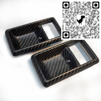AE86 Toyota Corolla GTS / SR5 / AW11 Carbon Fiber Door Handle Frame Bezel Assembly