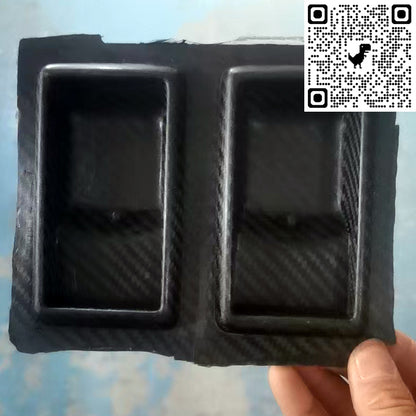 AE86 Toyota Corolla GTS / SR5 / AW11 Carbon Fiber Door Handle Frame Bezel Assembly