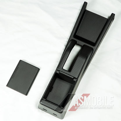 Toyota AE86 Corolla GTS SR5 / Trueno Levin Carbon Fiber Interior Console Set - Bolt-On Replacement