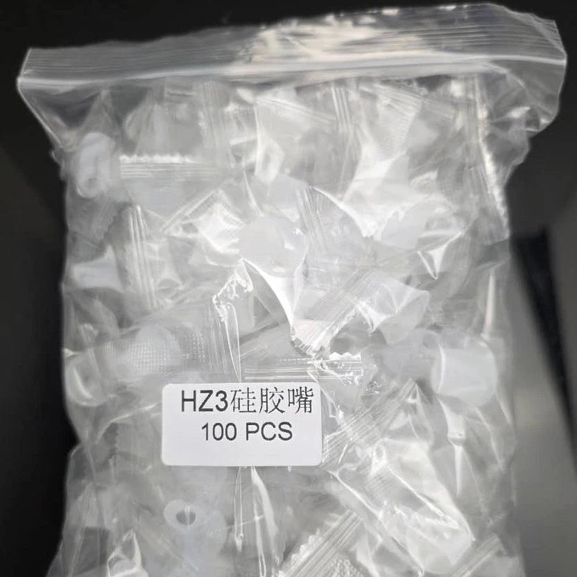 Round Clear Silicone Disposable Drip Tip Cover 100pk