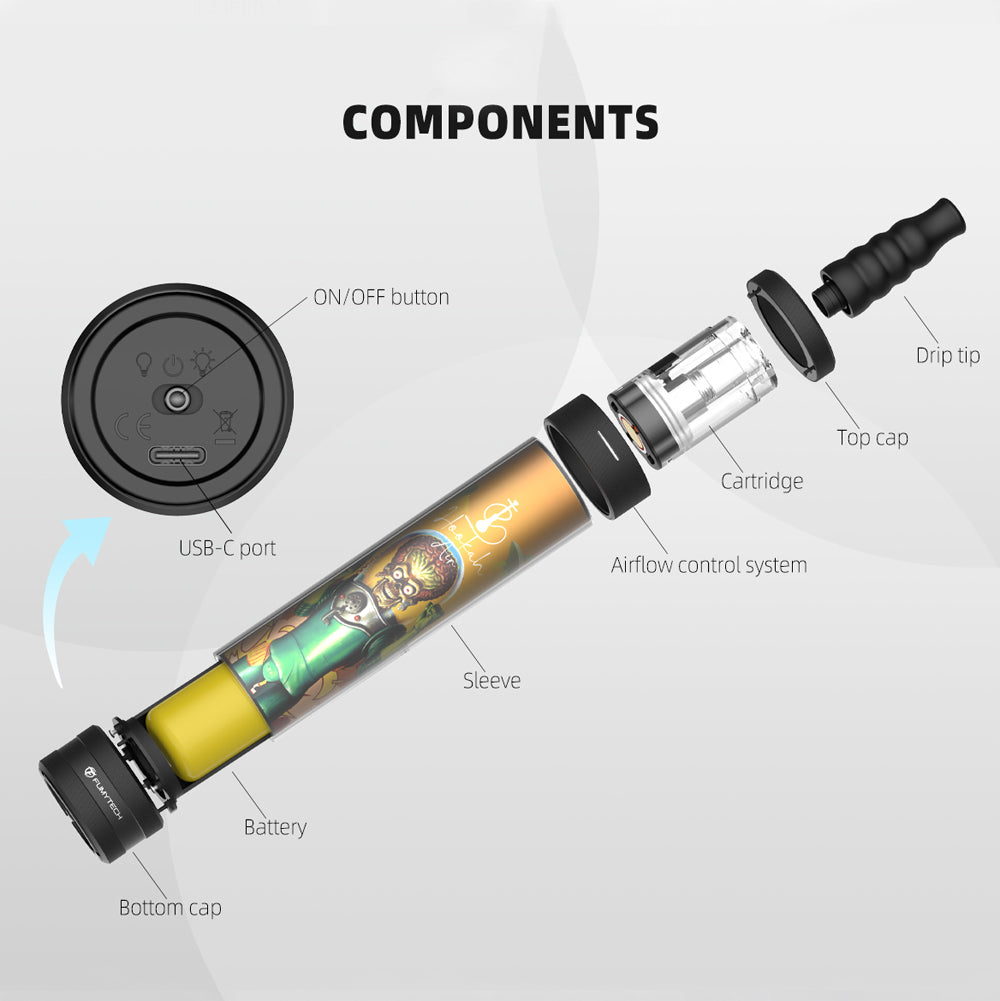 FUMYTECH Hookah Air 6mL 3200mAh Portable E-Shisha