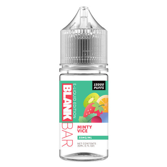 Minty Vice - BLANK BAR 30mL Salt E-Liquid