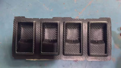 AE86 Toyota Corolla GTS / SR5 / AW11 Carbon Fiber Door Handle Frame Bezel Assembly